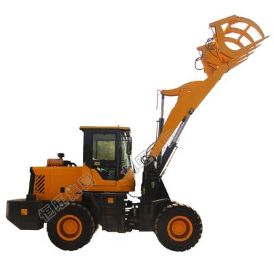 China Raises Chinese Wheel Loader Compact Hydrostatic Wheel Loader Farm Tractor Sugarcane Grappler Loader for sale