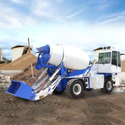 China Construction Material Shops New Model Small Concrete Mixer Truck Concrete Mixer Truck 2m3 Capacity Truck for sale