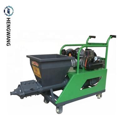 China Construction worksÂ   HENGWANG Electric Driven Screw Mortar Cement Spray Plaster Machine for sale