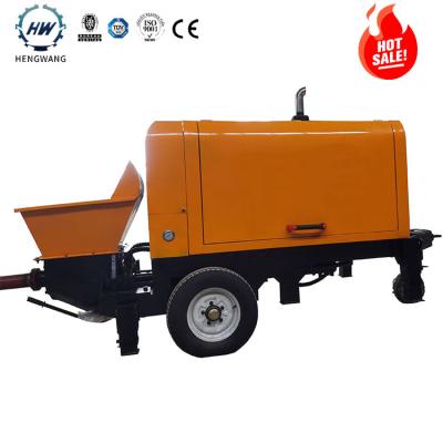 China Construction worksÂ   HW20 15m3/h China Used Line Concrete Pump Concrete Pump Portable Mini Concrete Pump Truck Line for sale