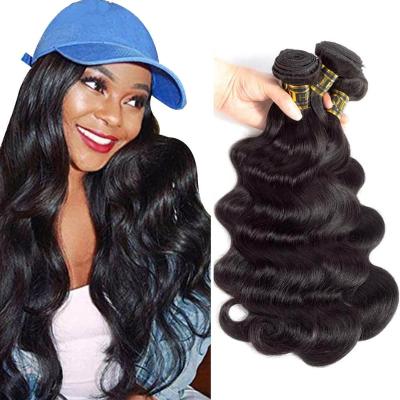 China Body Wave 12A Grade Brazilian Virgin Hair Body Wave Hair Bundles 100% Unprocessed Virgin Brazilian Body Wave Hair Weave Bundles for sale