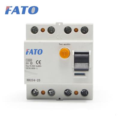 China FATO F7LE list of products 2p 4p electronic device, 230V rccb price, online shopping rccb F7LE for sale