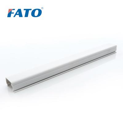 China PVC FATO White Solid PVC Cable Trunking for sale