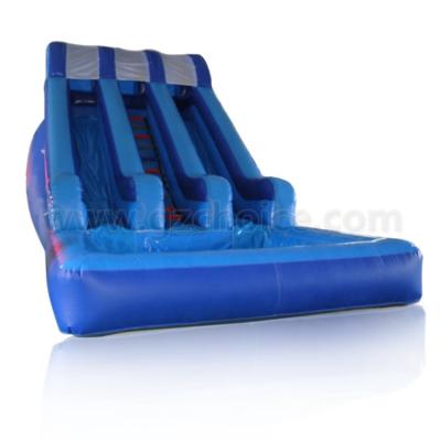 China Supplier Outdoor Professional Giant Inflatable Slide Commercial Playground Slide For Sale Triple Inflatable Water Slide for sale