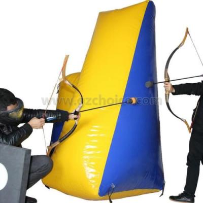 China Easy hot sale cheap inflatable paintball bunker for archery games used for rental for sale for sale