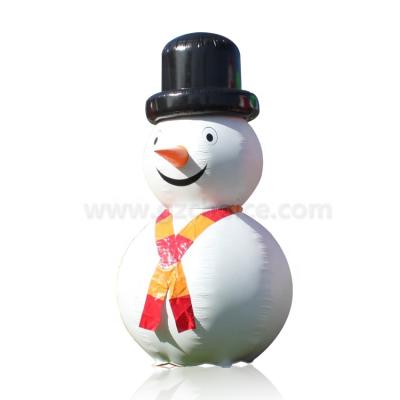 China 0.55mm PVC Tarpaulin Christmas Cheap Inflatable Snowman For Festival Inflatable Snowman for sale