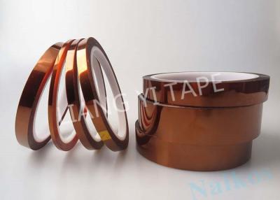 China High Temperature Silicone Masking Tape , Single Side Adhesive Polyimide Masking Tape for sale