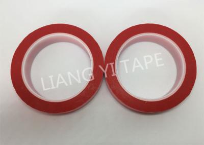 China Red Polyester PET Transformer Insulation Tape Excellent For Decorative Striping for sale