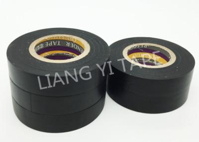 China High Performance Black PVC Electrical Tape With Soft Polyvinyl Choride for sale