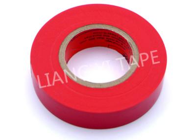 China Red Rubber Adhesive PVC Electrical Tape For Terminal Processing 0.10-0.22 mm Thickness for sale