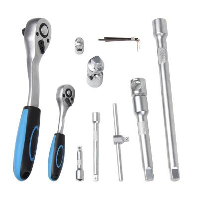 China Repair Tools Manufacturer Supply Furniture Hardware Ratchet Wrench Home Repair Tool Kit for sale