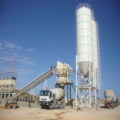 China Construction worksÂ   HZS75 High Quality Cement Mixing Plants With Silo for sale