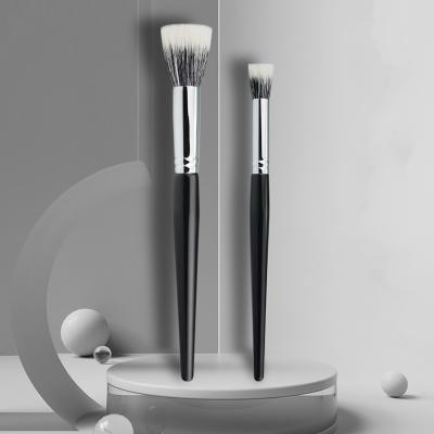 China Professional Smudge Brush Base Blush Single Brush High Quality Goat Hair Makeup Blush Brush For Liquid Powder Make Up for sale