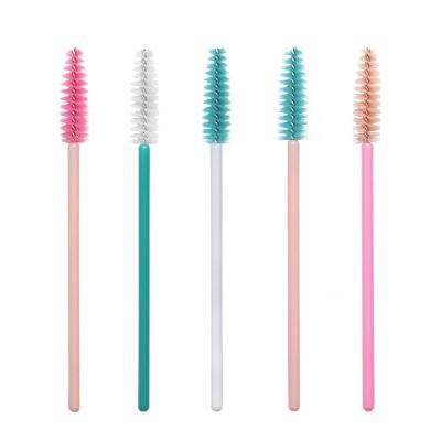 China Wholesale Wholesale Lip Liner Mascara Magic Wands Eyelash Sweep Disposable Glitter Silicone Makeup Eyebrow Lash Mascara Brush for sale