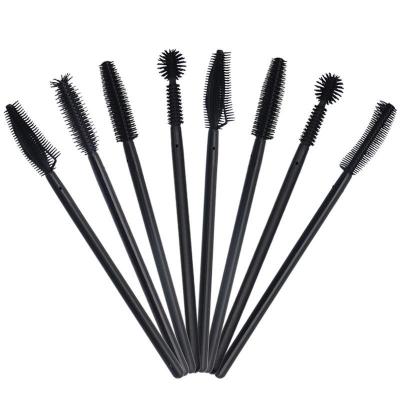 China Lip Liner Makeup Mascara Silicone Cosmetic Eyelash Brushes Extension Eyelash Cleaning Brushes Disposable Mascara Brush for sale