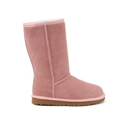 China Fashion Trend Women Face Sheepskin Winter Women Ankle Boots Double Snow Boots for sale