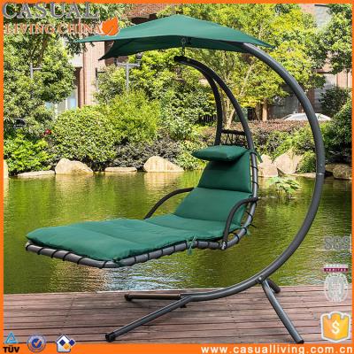 China Enjoy Your Life In The Backyard Sofa Chair Arc Support Canopy Air Porch Swing Hammock Chair 350lbs Max Weight Capacity Hanging Chair for sale