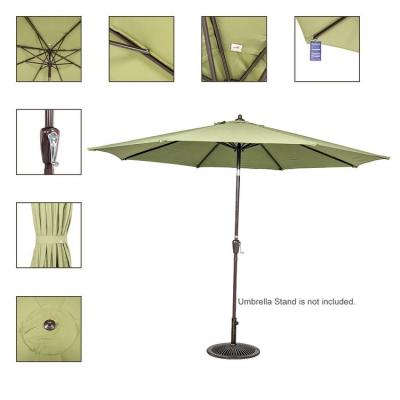 China Patio\Garden\New Design 10ft Solarpowered Outdoor LED Light Cloth USB Rechargeable Patio Umbrella for sale