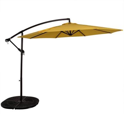 China 10FT Garden Patio Party Modern Outdoor Cantilever Banana Umbrella Hanging Umbrella for sale