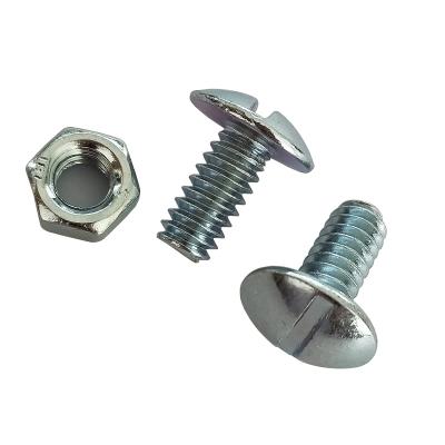 China Carbon Steel Machine Steel Roofing Bolt With Hex Nut for sale