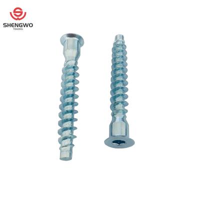 China Flat Furniture Fittings Hex Socket Confirmat Screw for sale