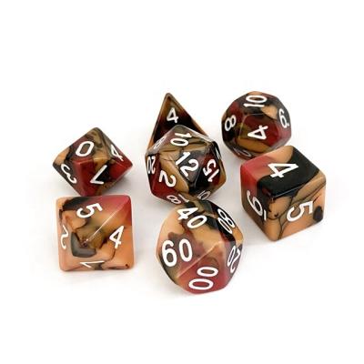 China Dnd Die Cut Polyhedral Acrylic Dnd Die D&D 4 Colors Guaranteed DND Games 16mm Opp Bag Resin 10 CN; Round YSA-2 Yusun from GUA for sale