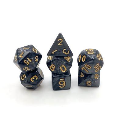 China Dnd Dies Die Set Dnd 16mm NC 10 4-20sides Dies DND Games Opp Bag Resin Dungeon And Dragon Polyhedral Acrylic Warranty; GUA Round YSA-7 for sale