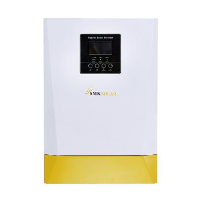 China 5KW parallel operating hybrid solar inverter charger mppt 12v 24v 48v 80a generator charger battery inverter on-off grid 448*295*105 for sale