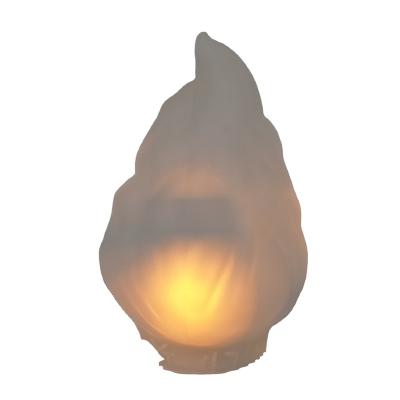 China Matte Surface Lighting 20cm Sharp Warm White Color Rock Light Lamp Led 9pcs for sale