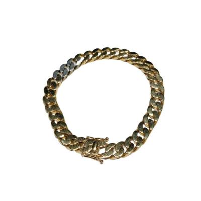 China Hiphop maker-supplier newly designed jewelry gioielli bracelet 18K gold boss bracelet men's and women's fashion customization for sale