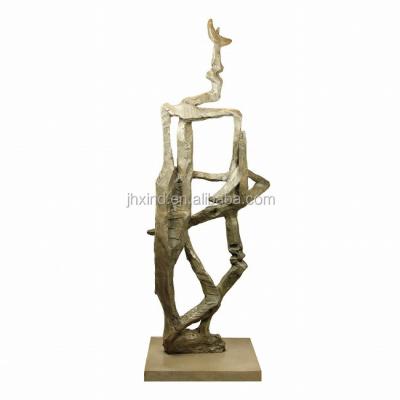 China Europe hand caved nude bronze sculpture in man and woman abstract for sale