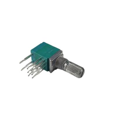 China High Quality Small Volume 9mm Small Volume Switch Eight Pin Potentiometer Fully Sealed Mini Rotary Potentiometer With Switch for sale