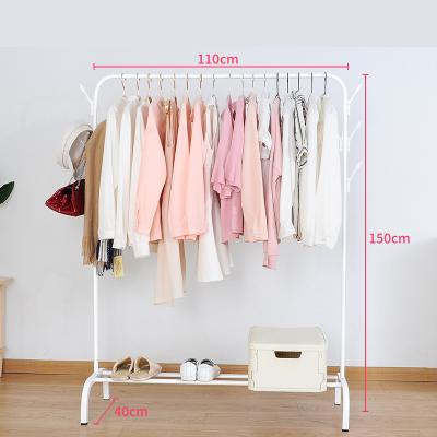 China Eco-friendly Material Wholesale Hanging Cloth Drying Racks Garment Rack for sale