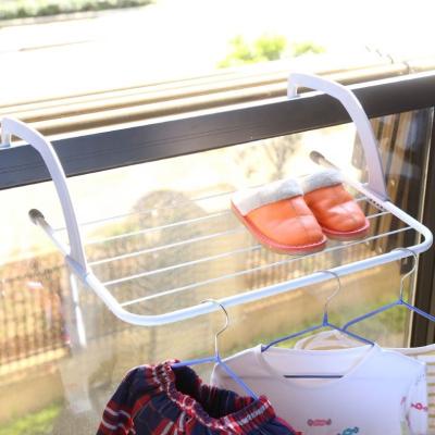 China China Supplier Viable Wholesale Window Radiator Barrier Railing Stainless Steel Folding Clothes Drying Rack for sale