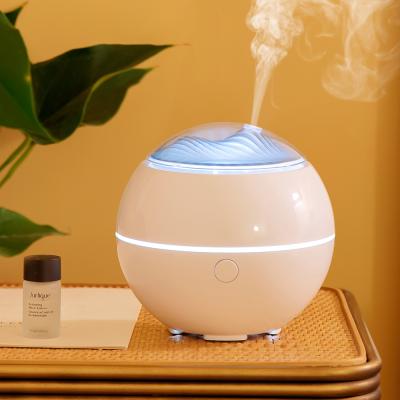 China Smell Comfortable Home Air Ultrasonic Humidifier 100ml Mountain View Mini Essential Oil Diffuser USB for sale