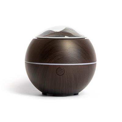 China Smell Comfortable Home Air Ultrasonic Humidifier 100ml Mountain View Mini Essential Oil Diffuser USB for sale