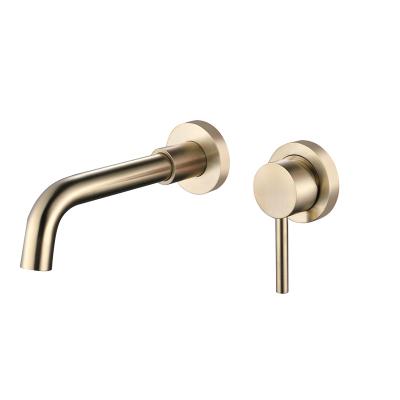 China Stainless Steel Wall Mounted Single Handle cUPC 304 Basin Concealed Faucet Hot And Cold Water Mixer Tap for sale