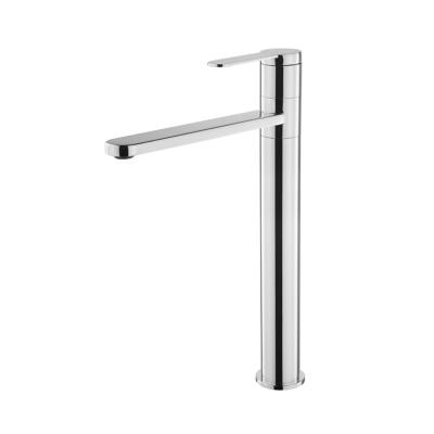 China cUPC 304 High Hot And Cold Water Basin Sink Mixer Tap High Handle Stainless Steel Bathroom Faucet Single Basin Faucet for sale