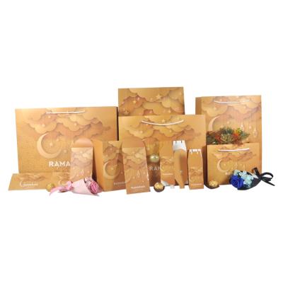 China Biodegradable Ready to Ship Chocolate Muslim Paper Bag Eid Mubarak Boxes Ramadan Advent Calendar Set Activity Packaging 30 Day Surprise Gift for sale