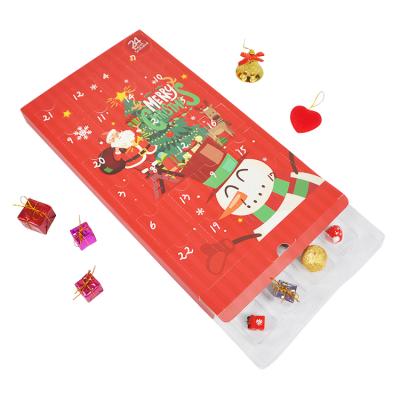 China Reused Small Child Advent Calendar Box Advent Calender Box Christma Gift Activity Toy For Advent Calendar Materials Custom for sale