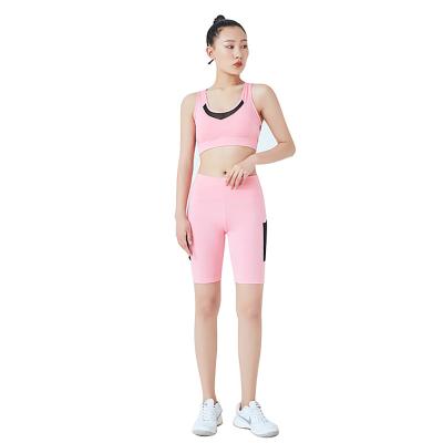 China Seamless Breathable 2PCS Energy Yoga Set Women Workout Set Sportswear Fitness Clothes For Women Clothing Gym Leggings Sports Suit for sale