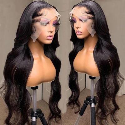 China Silky Straight Swiss Wave 150% 180% 200% Density HD Lace Front Hair Lace Front Hair Wigs For Women Raw Virgin Hair Brazilian Colored for sale