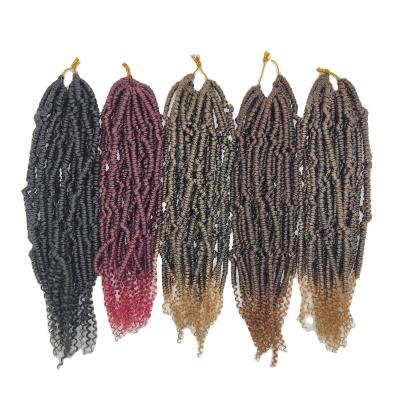 China Wholesale Synthetic Fiber Bomb Twist Crochet Hair Braids Soft Locs Crochet Faux locs Crochet Braiding Hair Extension for sale