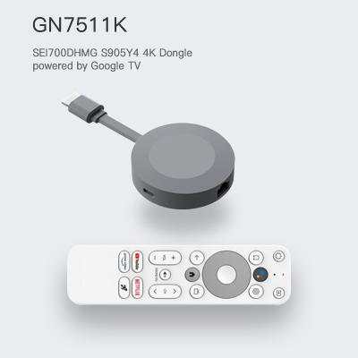 Κίνα Το Netflix πιστοποίησε Dongle TV 4K Amlogic S905y4 τετραγώνων πυρήνων το διπλό κιβώτιο 11 TV WiFi αρρενωπό προς πώληση