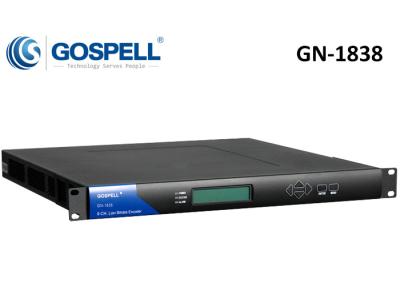 Κίνα GN-1838 κωδικοποιητής 8-CH mpeg-2 SD, οικονομικώς αποδοτικός κωδικοποιητής SD προς πώληση