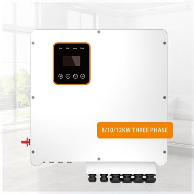 中国 Hybrid DC To 3 Phase AC On Grid And Off Grid Micro Solar Inverters 8kw 10kw 12kw 販売のため