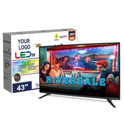 中国 178度 スマートLEDテレビ テレビ 24 32 40 43 50 55 65 インチ アンドロイドテレビスタンド 販売のため