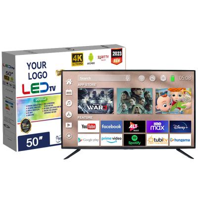 Chine 120 Hz 50 Inch 55 Inch 4K Android QLED TV Wi-Fi Multi Language Frameless Flat Smart TV à vendre