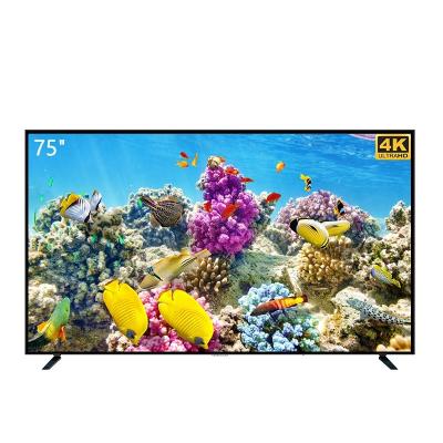 China Ultra HD 75 85 98 100 Inch Smart TV Flat Screen TV WiFi Android 4K LED TV Television For Sales for sale