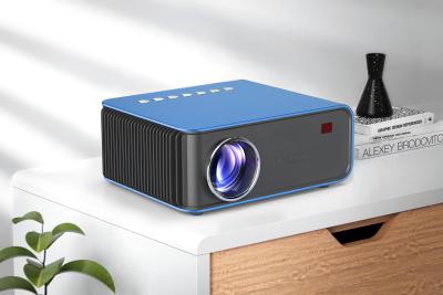 China Portable Mini WiFi Projector Mobile Phone Screen Mirroring Home LED Mini HD Projector for sale